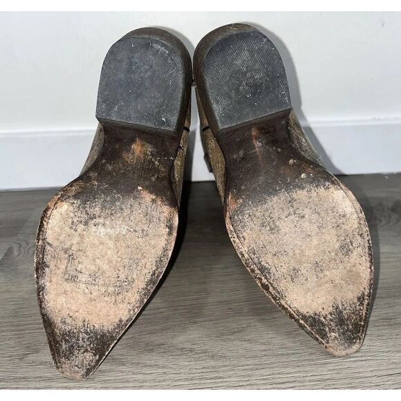 Eight Second Angel Belle Heart Boots Brown Size 7.5 Leather Women's - Picture 10 of 12